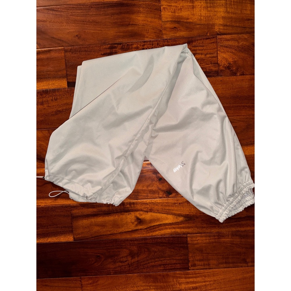 Nikolay Sauna‎ Pants Medium 46 Silver Grey Ballet Dance Warm Up Polyester